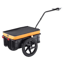 Heavy-Duty Bike Cargo Trailer – 88 lb Capacity Foldable Cart with Waterproof Cover & 16" Wheels