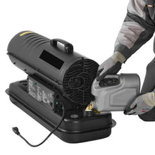 45,000 BTU Kerosene/Diesel Forced Air Torpedo Heater, Portable with Handle for Jobsite, Garage & Outdoor Use