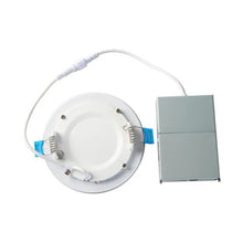 10 Watt Commercial LED Equivalent 4" Slim Recessed Downlight with Junction Box DLC4S-10W205se