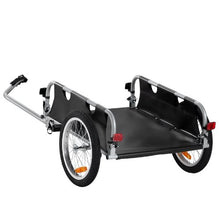 Heavy-Duty Bike Cargo Trailer – 100 lb Capacity, Foldable Cart with 16" Wheels & Universal Hitch