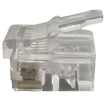 Vertical Cable RJ12 6 Position Telephone Plug 009-008/66R-100 (Pack of 100)