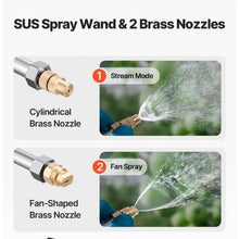 4.5-Gallon Stainless Steel Industrial Sprayer Ergonomic Handle Removable Cart 48"/120" Hose