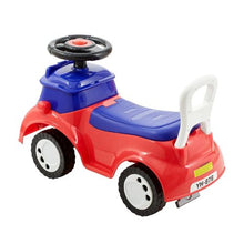 Red Ride-On Toddler Push Car with Music and Under-Seat Storage, 55 lbs Capacity, 19–36 Months