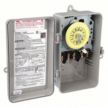 208 to 277V AC 40Amp Plastic Mechanical Pool Pump Timer T104P201