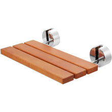 Folding Teak Shower Seat Wall-Mounted 440 LB Capacity