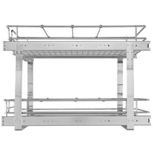 20W×21D×15H inches Heavy Duty Slide Out Pantry Shelves Steel Roll Out Drawers Sliding for Kitchen LX-C9276