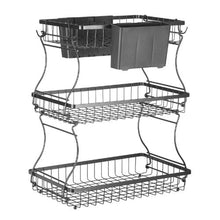3 Layers Fruit Basket Bow  Stand Holder for Kitchen SYB-220