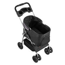 4 Wheels Dog Stroller With 35lbs Detachable Carrier GS302