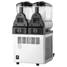 2x15 L  Commercial Frozen Drink Maker 120 Cups Stainless Steel for Home Party Restaurants Cafe Bars