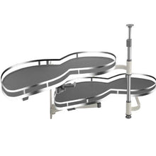 36 Inch  2 Tier Swing Tray Blind Kitchen Cabinet for Right Handed Open Blind Corner Cabinet LT36-2