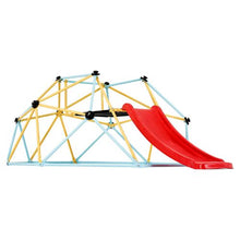 8FT Geometric Dome Climber for Kids Slide & Climbing Grip 600LBS Capacity Easy Assembly