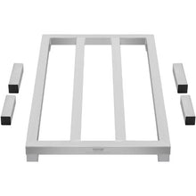 48In Aluminum Dunnage Rack 1800 lbs Capacity – All-Welded for Restaurants Kitchens and Garages (Welded Design)