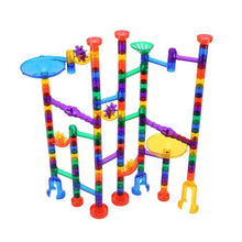 150-Piece Marble Run Set with 10 Glow-in-the-Dark & 40 Glass Marbles – STEM Maze Race Track Toy for Kids 3+