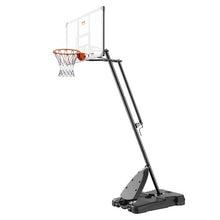 54 inch 7.6-10 ft Adjustable Height Portable Backboard System Basketball Hoop for Outdoor/Indoor