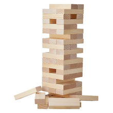 60-Block Giant Tumbling Timber Toy, Wooden Stacking Game with Carry Bag & Scoreboard, Indoor/Outdoor Fun