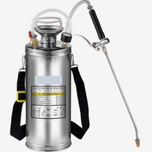 2-Gallon Stainless Steel Sprayer 20-Inch Wand 3-Ft Hose Pressure Gauge & Adjustable Nozzle
