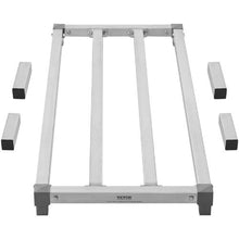 36In Aluminum Dunnage Rack, 1800 lbs Capacity – All-Welded, for Restaurants, Kitchens, and Garages (Welded Type)