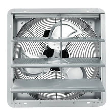 16-Inch Shutter Exhaust Fan 2000 CFM Aluminum Wall-Mount Fan with AC Motor for Greenhouses Garages & Sheds