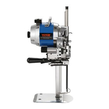 750W High-Speed Fabric Cutter with 9.8" Alloy Steel Blade & Automatic Knife Sharpening for Multi-Layer Cloth & Leather