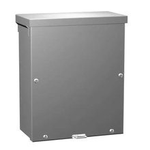 36" x 36" x 12" Type 3R Mild Steel Screw Cover Junction Box Gray C3R363612SC