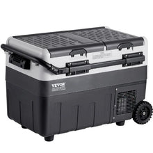Portable 50L Car Refrigerator – Dual Zone Freezer -4℉ to 68℉ Adjustable for Home Outdoor Camping( RV & Car Use)