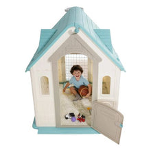 Outdoor 5-in-1 Toddler Playhouse with Games & Slide – Smooth-Edge Plastic, Ages 2+ for Kids