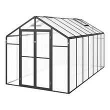 8 x 14' Ft Outdoor Walk-in Greenhouse for Garden Polycarbonate Greenhouse AM037