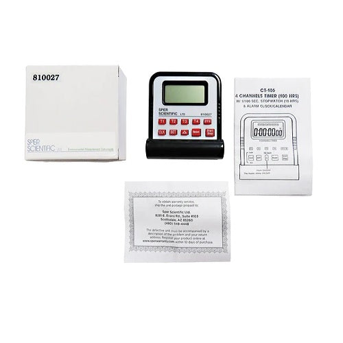 Sper Scientific 810027 Simultaneous Start Multi-Channel Timer