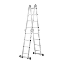 7-In-1 Folding Ladder 15.5 FT Extension Ladder A-Frame Telescoping Ladder 330 LB Capacity