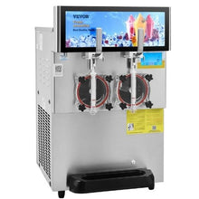 (8 L+4 L) x 2 Commercial Slushy Machine 1155W Stainless Steel for Party Cafes Restaurants Bars Home