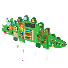 Dinosaur Activity Wall Panel 11 Montessori Sensory Toys for Kids 3-12 Ideal for Toddler Playroom or Classroom