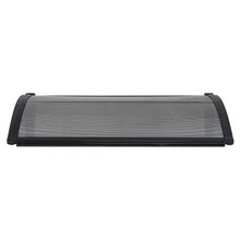 30 x 39 in Door Awning Canopy Polycarbonate Front Door Cover Rain & UV Protection (Smoky Gray)