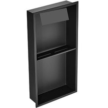 13 x 25 Inch No Tile Shower Niche 304 Stainless Steel Double Shelf