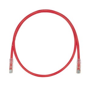 3m 24 AWG Red Cat 6 Stranded Patch Cord UTPSP3MRDY