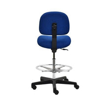 24" H - 34" H Bench Height Chair No Arms PL10-F-BLUE-312 Dark Blue