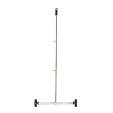 17 Inch Magnetic Sweeper with Wheels with Adjustable Handle for Garages Roofing Projects