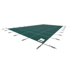 16x30 ft Inground Pool Safety Cover Mesh Winter Cover (Green)