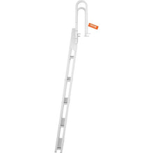 Flip-Up 5-Step Dock Ladder 350 lbs Capacity Aluminum Nonslip Rubber Mat DLF5