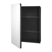 24x30 Inch Medicine Cabinet with Mirror Aluminum Frame 2-Layer Adjustable Shelves Recessed & Wall-Mounted for Bathroom