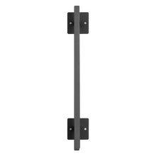 12.6 In Barn Door Handle Rustic Metal Sliding Door Pulls Heavy Duty Carbon Steel with Rust-Resistant Coating for Outdoor Gate Garage Shed Closet