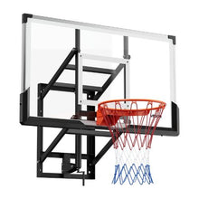 54" Adjustable Wall-Mount Basketball Hoop – Indoor/Outdoor for Playing