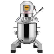 Commercial Food Mixer 18.7L, 1100W 3-Speed Stand Mixer with Stainless Steel Bowl & 3 Attachments