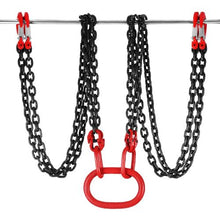 10ft Lifting Chain Sling with 4 Leg Grab Hooks and Adjuster