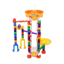 153-Piece Motorized Marble Run Set with Elevator & 30 Marbles – STEM Maze Race Track Toy for Kids 3+