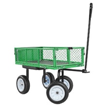 500 LBS Garden Cart with Seat Steel Rolling Stool with Wheels Tool Tray & Handle