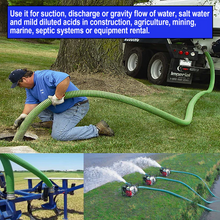 2" PVC Flexible Suction Hose for Water Transfer & Pumping Green