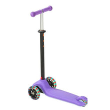 3-Wheel Kick Scooter for Kids 3+ Light-Up Wheels Adjustable Handlebar Anti-Slip Deck Lightweight Aluminum Frame