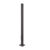 20FT 4×4 Inch 11-Gauge Square Steel Light Pole for Commercial Outdoor Lighting