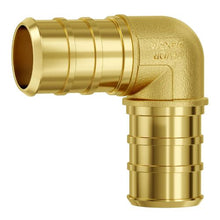 3/4" Brass Clamp-style Elbows for Heating System Pipe Fittings (50PCS)