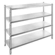 72 In Stainless Steel Shelving 4 Tier Adjustable Shelf Storage for kitchen VV-SSS-4-72